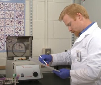 Клиника лечения наркозависимости в Гаджиево Врач в кабинете клиники